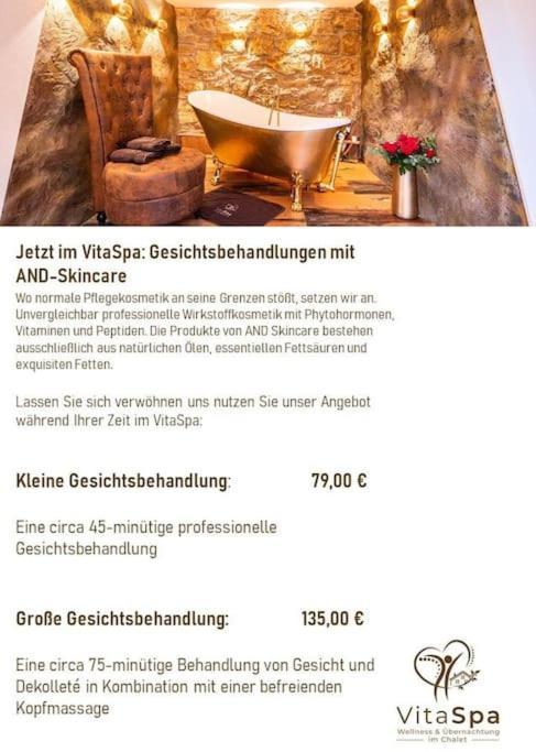 Chalet Vitaspa - Whirlpool & Sauna Privatspa Pegnitz Kültér fotó