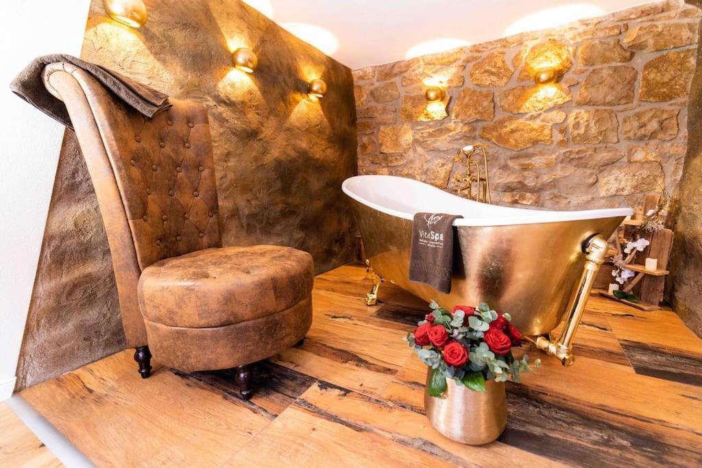Chalet Vitaspa - Whirlpool & Sauna Privatspa Pegnitz Kültér fotó