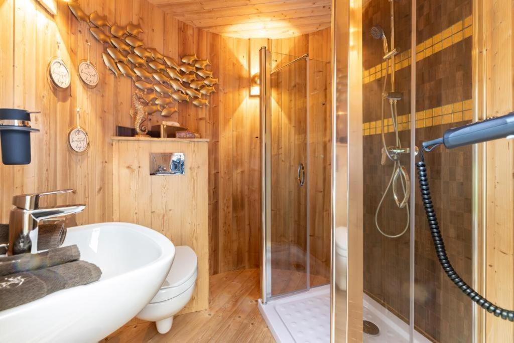 Chalet Vitaspa - Whirlpool & Sauna Privatspa Pegnitz Kültér fotó