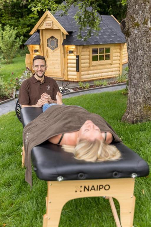Chalet Vitaspa - Whirlpool & Sauna Privatspa Pegnitz Kültér fotó